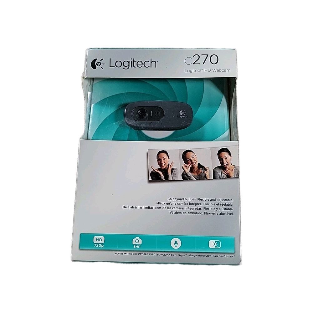 Logitech C270 HD Webcam V-U0018 USB - NEW‎ in Box